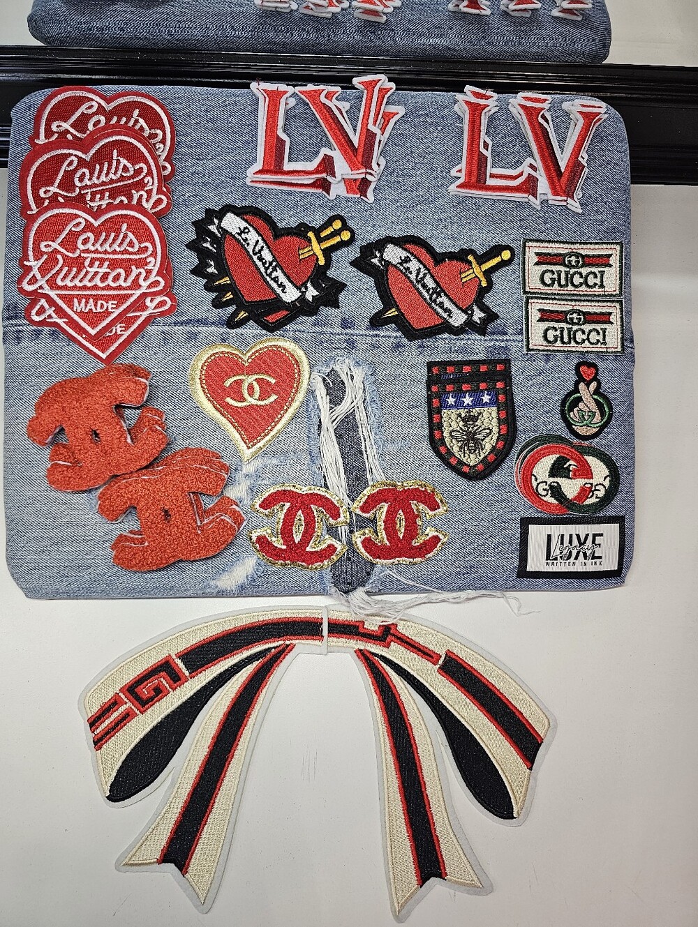 Designer-Inspired Iron On Patch Set